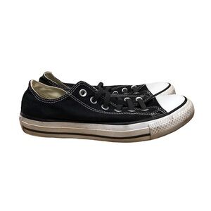 Converse Black Canvas Classic All Star Low Rise Sneakers 7